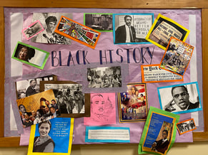Black History Month bulletin board